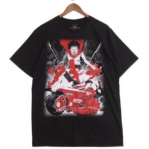 新品【Akira】 アキラ プリント Tシャツ XL // 金田正太郎 島鉄雄 ネオ東京 アニメ SF バイク