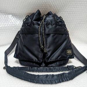 PORTER PX TOOL BAG バルーンサック バッグ ショルダーバッグ ポーター 巾着 アイアンブルー