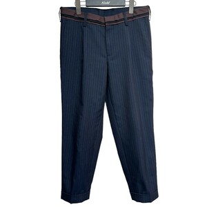 カラー kolor　 21WCM-P05104 PANT ウエスト切替ストライプスラックス 商品番号：8071000127891-071S-PAM