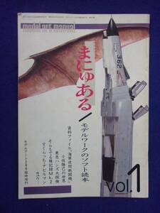 1106 モデルアート まにゅある Vol.1 モデルアート 1985年2月号臨時増刊No.245