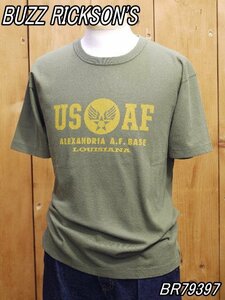 新品 バズリクソンズ U.S.AIR FORCE Tシャツ オリーブ L BR79397 buzzrickson