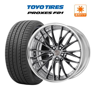 アルファード40系 21インチ ホイール 8.5J ワーク シュヴァート ブルネン (5-120) TOYO プロクセス FD1 245/40R21