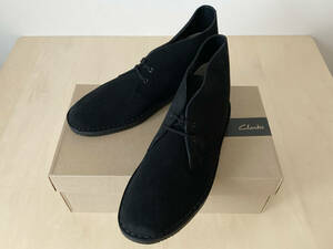 【特価】27.5cm 黒 クラークス デザートブーツ Clarks DESERT BOOT Black Suede UK9.5/27.5cm 26107882 スエード ブーツ