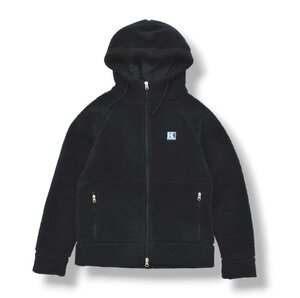 ★冬場の カジュアル コーデに！ ヘリーハンセン Helly Hansen ボア フリース ジャケット パーカー S ネイビー メンズ シェル アウター★