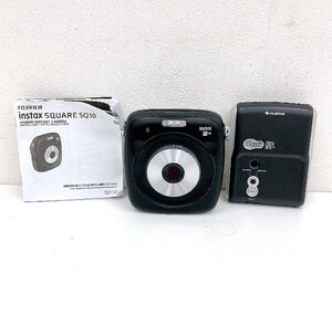 秦野店【中古品】1-32 FUJIFILM 富士フイルム instax SQUARE SQ10 インスタントカメラ チェキ microSD 8GB モバイルプリンター付き