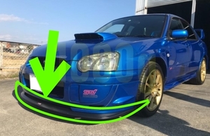 【スバル純正新品】SUBARU 未使用品 ★超希少品★ インプレッサ GDB WRX STi フロント リップ スポイラー アンダースカート GDA GGA GGB