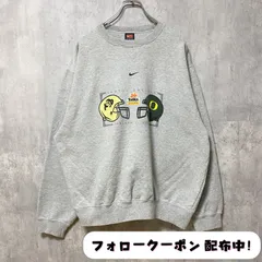 古着 used　NIKE　ナイキ　長袖プリントスウェット　グレー　レトロ　アメリカ　アリゾナ州　フットボール　メンズ　レディース