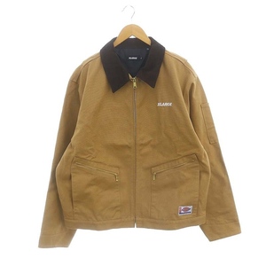 エクストララージ X-LARGE ディッキーズ Dickies WORK JACKET ワークジャケット ステンカラー XL ベージュ /MF ■OS ■SH メンズ