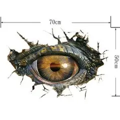 ■レア■【大迫力・恐竜の目ステッカー】　店内装飾にも！