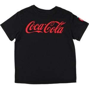 古着 COCA-COLA コカコーラ アドバタイジングTシャツ レディースM相当 /eaa475858