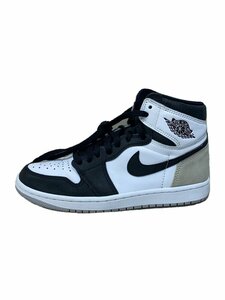 NIKE◆AIR JORDAN 1_エア ジョーダン 1/25cm/GRY/レザー