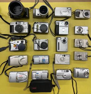 （56）20個 デジタルカメラ まとめ売り Canon Nikon SONY OLYMPUS LUMIX FUJIFILM など ジャンク 現状品 動作未確認 