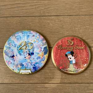 【未使用】ディズニーシー 20周年 ディズニーリゾート 35周年 coming soon 缶バッジ ミッキー 送料185円