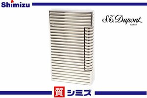 1円【S.T.Dupont】外装：美品 訳有 着火未確認 デュポン ガスライター ラインD シルバーカラー 喫煙具 箱付 アクセサリー◆質屋