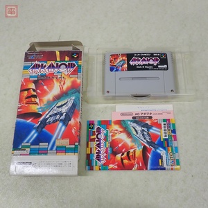 動作保証品 SFC スーパーファミコン アルカノイド ARKANOID Doh it Again タイトー TAITO 箱説ハガキ付【10