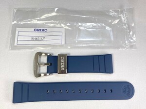 R03K011J0 SEIKO プロスペックス 22mm 純正シリコンラバーバンド ブルー SBDY081/4R35-04D0他用 クロネコゆうパケット送料無料