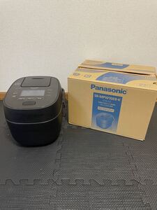 パナソニック 可変圧力IHジャー炊飯器 SR-MPW10E8 5.5合炊き Panasonic 炊飯器 IHジャー炊飯器 ブラックダイヤモンド竈釜 21年製 IH10547h