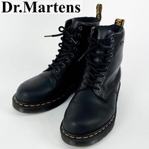 【美品】Dr.Martens ドクターマーチン ブーツ ワークブーツ 1460 WR 8ホール 表記サイズUK7(26cm相当) レザー 黒 ブラック メンズ