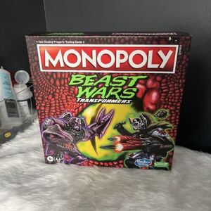 Brand New Transformers Beast Wars Monopoly Board Game 14 Tokens Special Edition 海外 即決