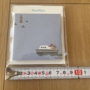 新品　ファミリア　神戸限定販売　ふせん　familiar 人気限定商品　レア