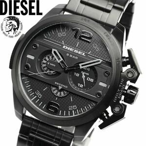 DIESEL 腕時計　ウォッチ クオーツ 5気圧防水 クロノグラフ 24時間表示 dz4362 ブラック　ディーゼル