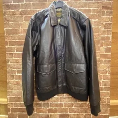 03w09123 U.S.ARMY AIR FORCE JACKET TYPE A-2 レザージャケット 2XLサイズ ダークブラウン 米軍 空軍 メンズ アウター アメカジ