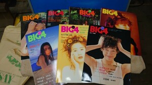 当時物 月刊誌 写真集 BIG4 7冊セット（竹書房 清水清太郎 野村誠一 小沢忠恭 沢渡朔 渡辺達生 藪下修 1993年〜1994年 ビッグ4 BIG FOUR