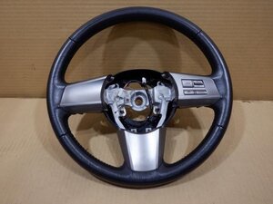 【山形 酒田発】レガシィ DBA-BR9 ステアリングホイール 純正 メーカー品番不明 オートクルーズ未テスト パドルシフト付 ホーンパッド欠品