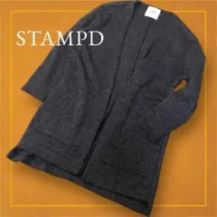 STAMPD ダークグレー カーディガン