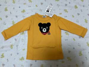 即決＊未使用 ミキハウス/MIKI HOUSE ダブルB DOUBLE.B 長袖Tシャツ(80) B君 タグ付き(定価 3900円） ゆうパケット送料230円 匿名配送