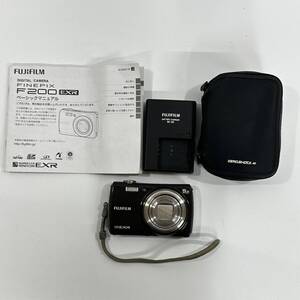 ★ 1円〜【通電のみ確認】 FUJIFILM フジフィルム FINEPIX F200EXR デジタルカメラ FUJINON ZOOM LENS 5xf=6.4-32mm 1:3.3-5.1 付属品有 YK