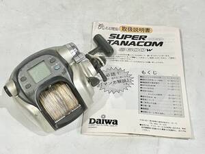  Daiwa ダイワ SUPER TANAKOM S 600W スーパータナコン 説明書付き 電動リール 釣具 (24/11/17)