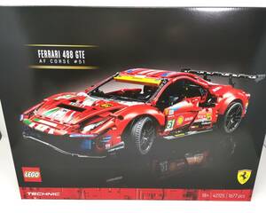 １円～　正規品　レゴ(LEGO) テクニック　フェラーリ 488 GTE AF コルセ #42125