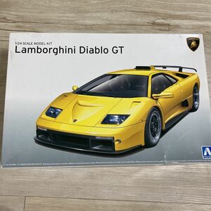 未使用品 プラモデル アオシマ 1/24 ランボルギーニ ディアブロ GT 