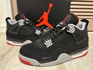 【美品】国内正規品 NIKE AIR JORDAN 4 RETRO BRED (2019) 28cm！ナイキエアジョーダン4ブレッド308497-060