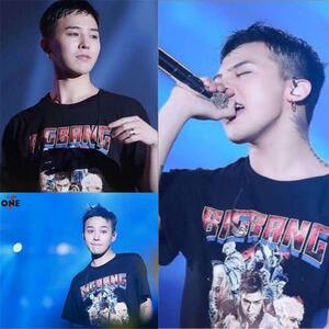 G-DRAGON 着用 BIGBANG Tシャツ ブラック vintage.