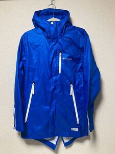 極美品 アディダス オリジナルス レインウェア レインコート サイズS BULE COLLECTION M-RAIN COAT 青 W40940 定価21000円