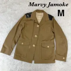 Marvy Jamoke　 コットン　レザー　ジャケット　M　ベージュ