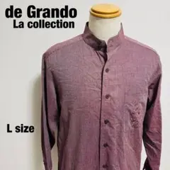 de Grando La collection ネルシャツ バンドカラー L