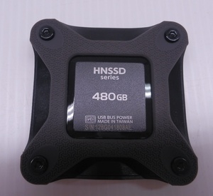 I・O DATA 480GB ポータブルSSD HNSSD-480BK囗T巛