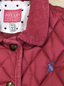 【JOULES】キルティングジャケット キルティングコート 女の子 2-3years 98㎝ ピンク うさぎ 保育園　ラベンハム