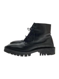 BALENCIAGA◆Calfskin Outdoor Rim Combat Boots/ブーツ/45/BLK/レザー/579684//