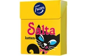 Fazer Salta ファッツェル サルタ カッテン パステリキャンディ 1 箱 x 24g フィンランドのパステリキャンディです