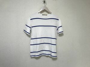 本物ハバーサックHAVERSACKコットンプリント半袖TシャツメンズビジネススーツアメカジサーフM白ホワイト青ブルーストリート日本製