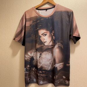 新品★Madonna★マドンナ★Like a Virgin★Tシャツ★LプリントTシャツ 