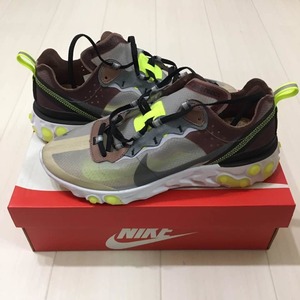 美中古 USED品 NIKE REACT ELEMENT US10 28cm ナイキ リアクト AQ1090002 正規品