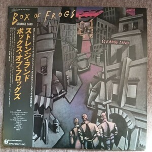 LPレコード　BOX OF FROGS/STRANGE LAND 84年作 ボックス・オブ・フロッグス ストレンジ・ランド YARDBIRDS ヤードバーズ 未使用に近い美品