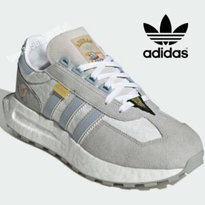 新品 adidas レトロピー【28.5cm】定価16500円 ブースト 天然皮革 スニーカー ダンボ レザー 本革 RETROPY アディダス 靴 シューズ 白 5879