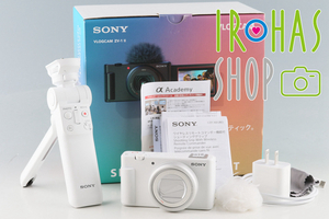 Sony Vlogcam ZV-1M2 White Shooting Grip Kit With Box *Japanese Version Only* #55941L2