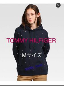 送料無料　新品　TOMMY HILFIGER トミー　ヒルフィガー　フラッグ　エンブロイダリー　パーカー　M